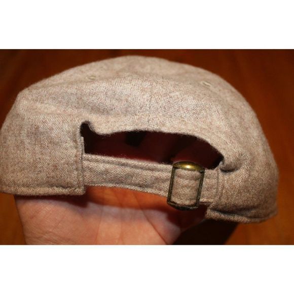 Heather Taupe Adjustable Glitter Blue America Flag Hat One Size‎ Fits Most - Picture 3 of 4